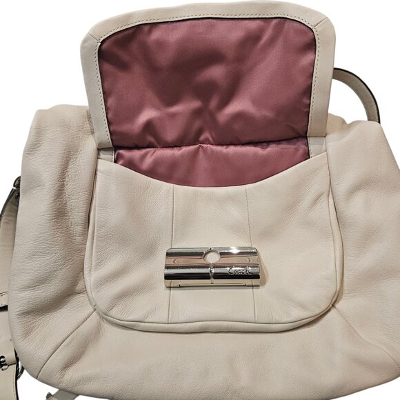 Coach Kristin Crossbody Hobo Ivory - Picture 5 of 8